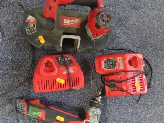 Kompake båndsav og expansionsværktøj MILWAUKEE M12 BS og C12 PXP