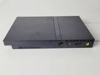 ⭐️- PlayStation 2 Super Slim Konsol - Med tilbehør