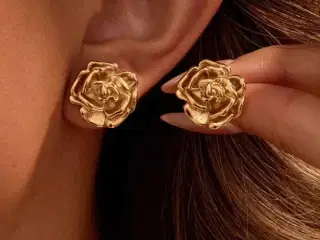 Guld øreringe 