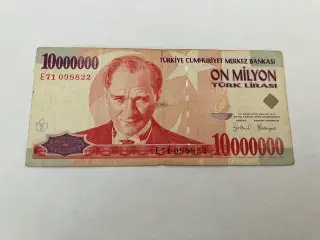 10.000.000 Lira Turkey