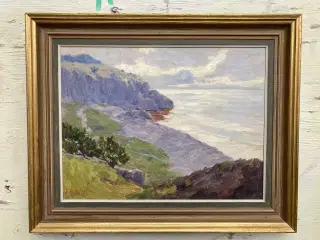 Alfred Gregers-Rasmussen, maleri, Bornholm