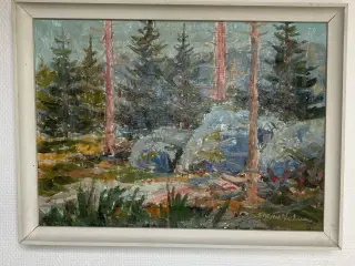 Maleri Svend Nielsen bornholm