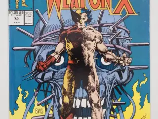 Marvel Comics Presents nr. 72 første Weapon X