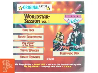 Lp plade worldstar session vol 1 fra Imtrat (str. 31 x 31 cm)