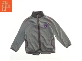 Grå trøje med lynlås fra Småfolk (str. 140)