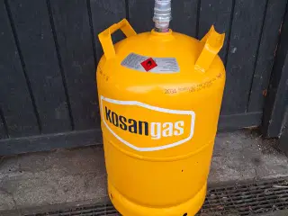 Gasflaske 11kg fyldt og plomberet