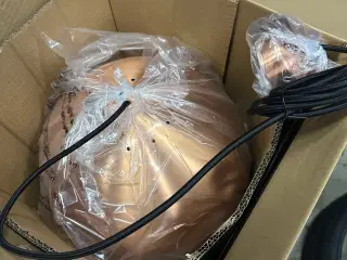 Kobber pendel lampe 