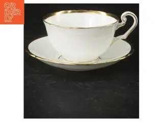 Porcelænsservice med guldkant