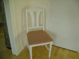 Antik hvid stol