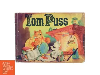 Gammel børnebog &#39;Tom Puss&#39;