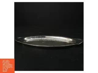 Sølvfarvet serveringsfad (str. 31 cm)