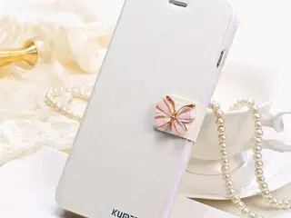 Hvid flip cover iPhone 6 6s SE 2020 7 8 6s+ 7+ 8+ 