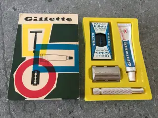 Gilette' barbersæt (vintage)