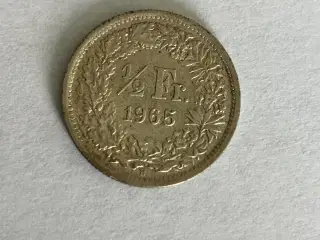 1/2 Franc Switzerland 1965