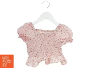 Rosa blomstret top til børn fra Zara (str. 104)