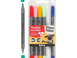 Alsidige tekstiltuscher med 2 spidser - 6 stk.