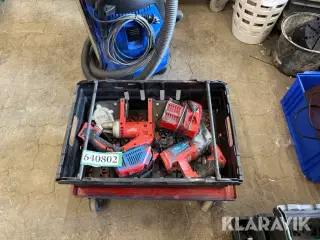 Kasse med værktøj