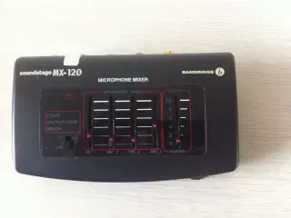 Soundstage MX-120 4 kanals Microphone Mixer 