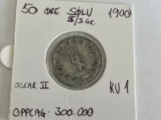 50 Øre 1900 Norge