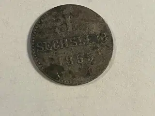1 Sechsling 1855 Germany