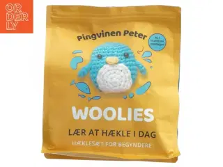 Woolies hæklekit med pingvin fra Woolies (str. 11,5x9 cm)