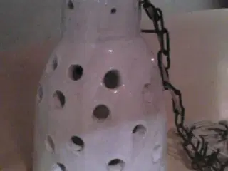Lampe hvid keramik