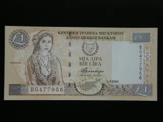 Cypern 1 Pound 2004  P60d  Unc.