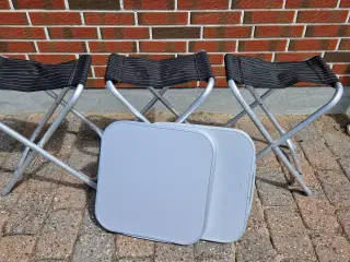 Wecamp klapstole med bordplader camping