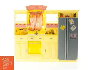 Barbie dukkekøkken (str. 32x29 cm)