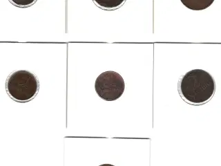 7 mønter fra Letland 1920'erne