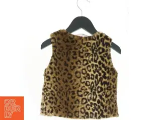 Vest i fakefur leopard fra H&M (str. 110 cm)