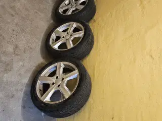 4x108 17" fælge med dæk