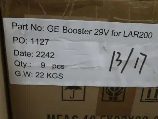 9 stk. booster GREEN ENERGY 29V Lar200
