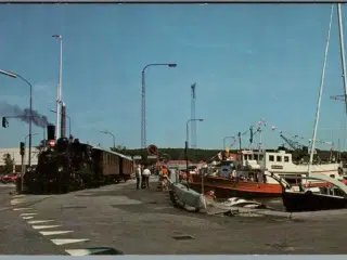 Damplokomotiv DSB F 694 ved m/s Vejlefjord - Vejle havn - Ubrugt