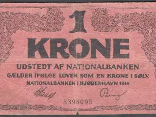 Danmark 1 Krone 1914 (Falk)