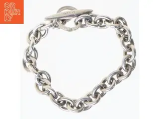 Sølv armbånd (str. 21 cm)