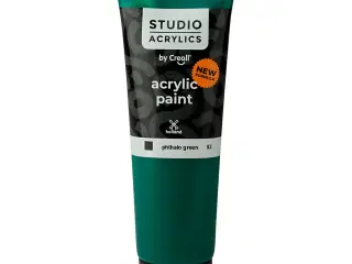 Creall Studio Akrylmaling, dækkende, phtalo green (52), 120ml/ 1 fl.
