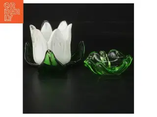 Glas lysestager (str. 7 cm)