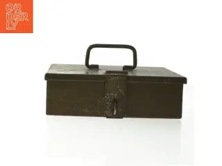 Vintage metal værktøjskasse (str. 25x18 cm)