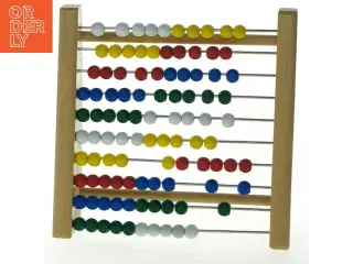 Træperleramme fra Goki (str. 17x16,5 cm)