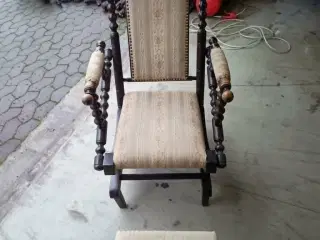 Gyngestol og malkeskammel