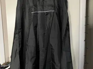 Sort one-size (fra XS-XXL) regnslag, vind- og vand