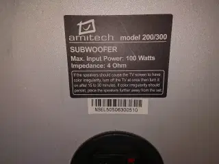 Subwoofere 2 stk. Amitec