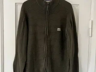 SIGNAL 1967 cardigan I olivengrøn - str. XL