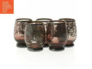 Dekorative glas (str. 6 cm. 5 styk)