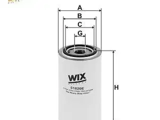 51820E WIX Oliefilter 1-12 - Passer til VOLVO-PENTA+ Marine