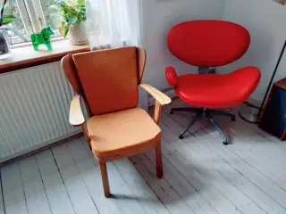 super fed lænestol af fritz hansen 