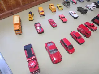 33 stk Forskellige Modelbiler i Siku Matchbox og a
