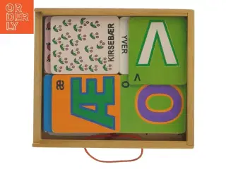 Billedlotteri i træ (str. 20x17,5 cm)