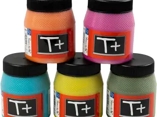 Tavlemaling, ass. farver, 5x250ml/ 1 pk.
